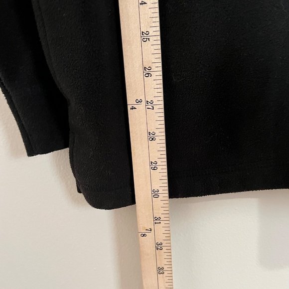 Harley Davidson Men’s Large Fleece Pullover 1/4 Zip Black Red - Picture 6 of 9